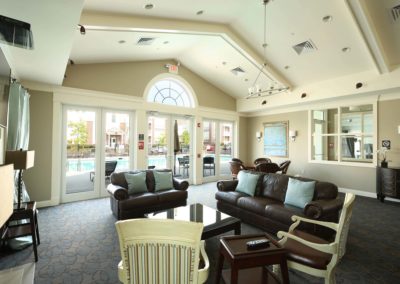 resident clubhouse at The Station at Bucks County in Warminster, PA